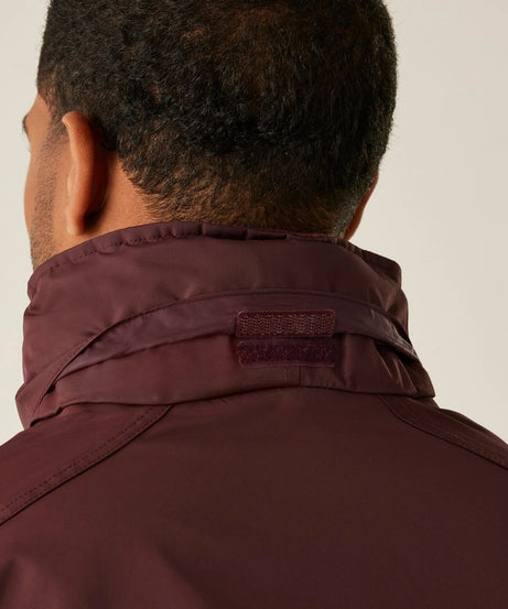 Men's Dover Fleece Lined Waterproof Insulated Bomber Jacket | Burgundy