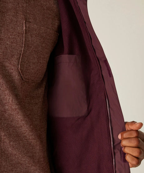 Men's Dover Fleece Lined Waterproof Insulated Bomber Jacket | Burgundy
