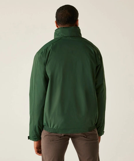 Men's Dover Fleece Lined Waterproof Insulated Bomber Jacket | Dark Green Dark Grey