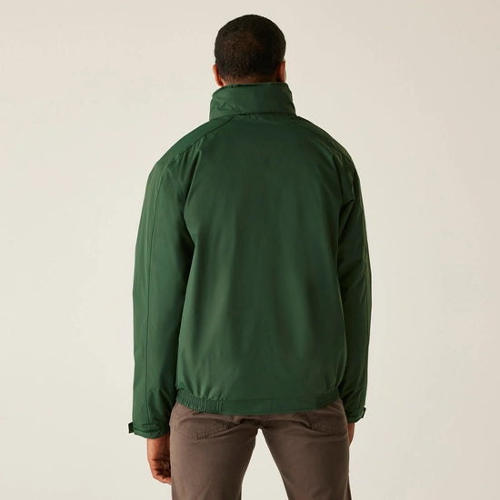 Men's Dover Fleece Lined Waterproof Insulated Bomber Jacket | Dark Green Dark Grey