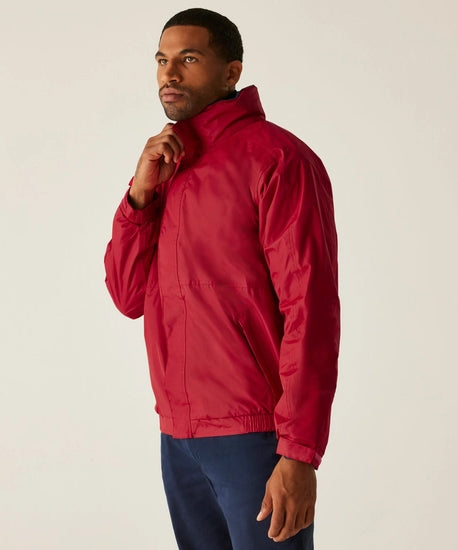 Men's Dover Fleece Lined Waterproof Insulated Bomber Jacket | Classic Red Navy