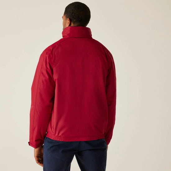 Men's Dover Fleece Lined Waterproof Insulated Bomber Jacket | Classic Red Navy