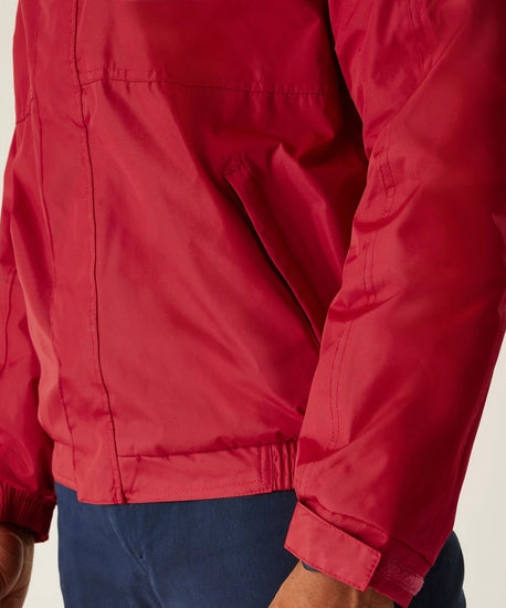 Men's Dover Fleece Lined Waterproof Insulated Bomber Jacket | Classic Red Navy