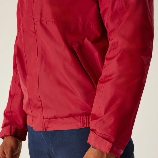 Men's Dover Fleece Lined Waterproof Insulated Bomber Jacket | Classic Red Navy