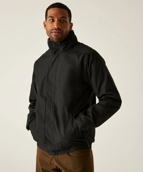 Men's Dover Fleece Lined Waterproof Insulated Bomber Jacket | Black
