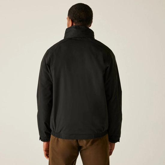 Men's Dover Fleece Lined Waterproof Insulated Bomber Jacket | Black