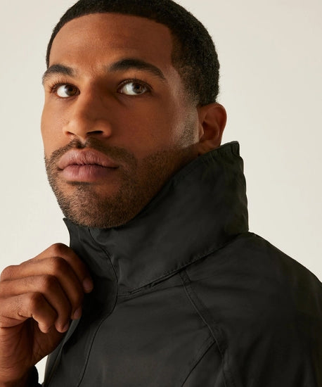 Men's Dover Fleece Lined Waterproof Insulated Bomber Jacket | Black