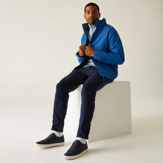 Men's Dover Fleece Lined Waterproof Insulated Bomber Jacket | Royal Blue Navy