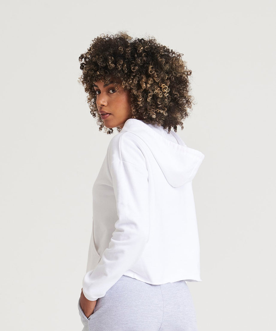JH016 Women’s Cropped Hoodie – Relaxed Fit, Soft Fleece