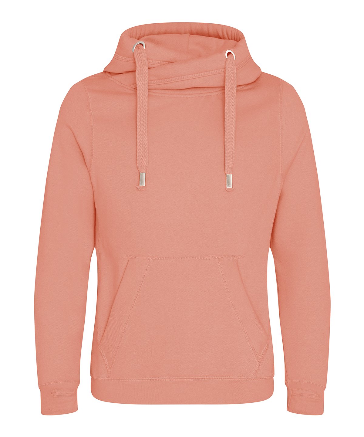 JH021 Cross Neck Hoodie – Heavyweight 330gsm Cotton Blend