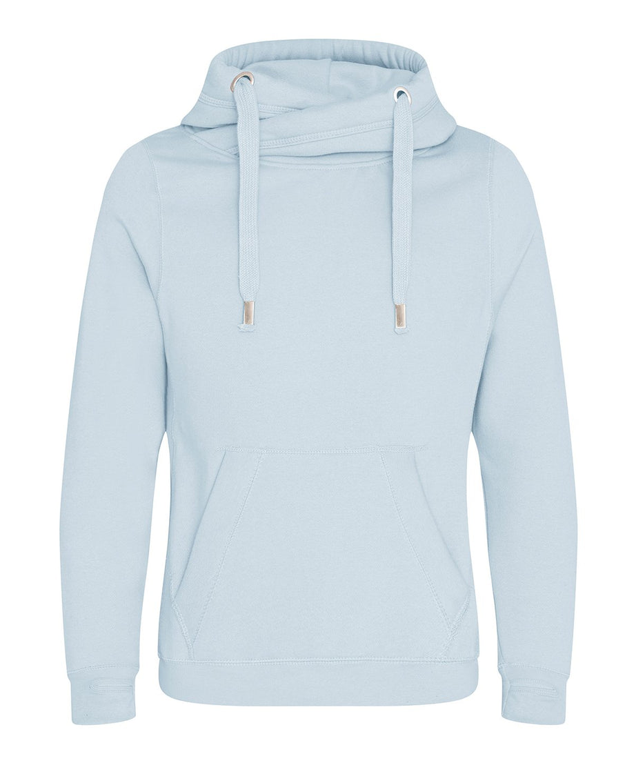 JH021 Cross Neck Hoodie – Heavyweight 330gsm Cotton Blend