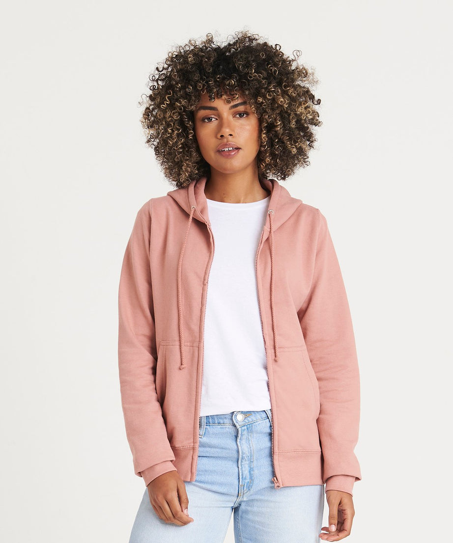 JH50F Women’s College Zoodie – Full Zip, 280gsm Cotton Blend