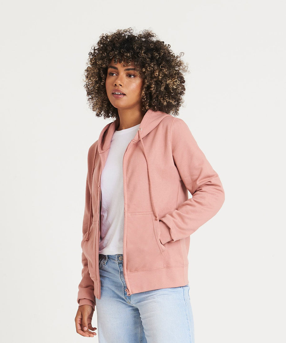 JH50F Women’s College Zoodie – Full Zip, 280gsm Cotton Blend