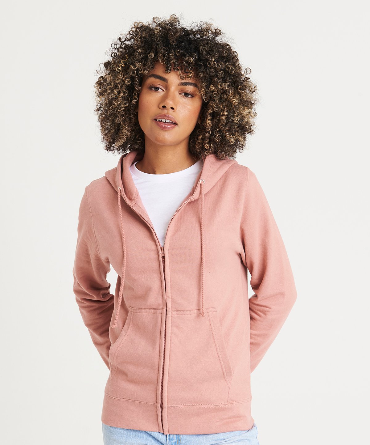 JH50F Women’s College Zoodie – Full Zip, 280gsm Cotton Blend