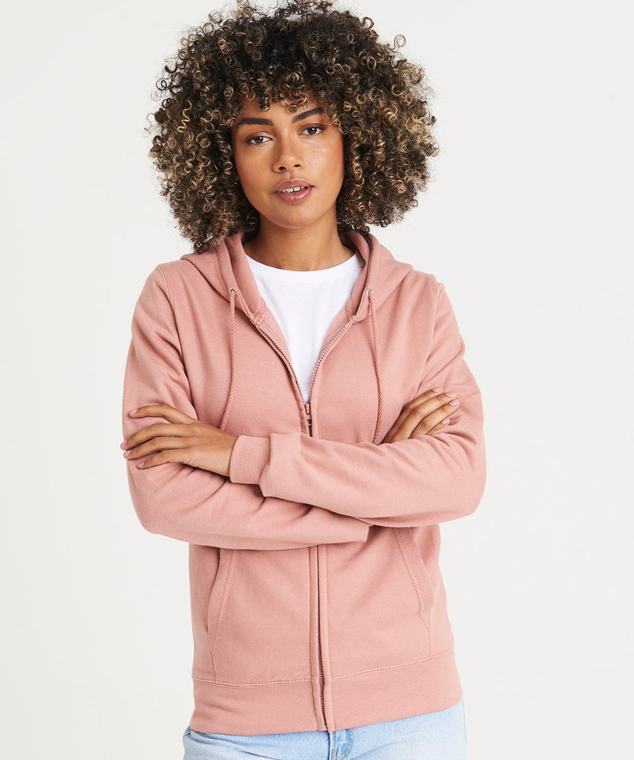 JH50F Women’s College Zoodie – Full Zip, 280gsm Cotton Blend