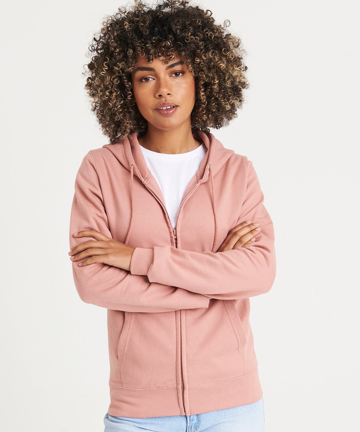 JH50F Women’s College Zoodie – Full Zip, 280gsm Cotton Blend