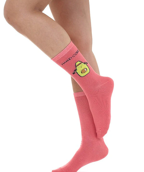 NOVELTY AVOCADO DESIGN THREE PACK SOCKS