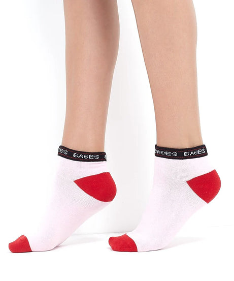 BABES SLOGAN THREE PACK OF TRAINER SOCKS