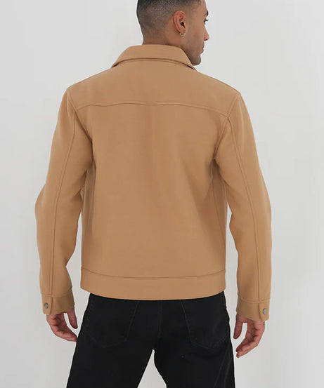 WESTERN STYLE FAUX WOOL JACKET